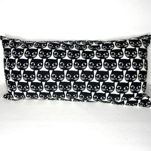 Black Cat IKEA Accent Pillow